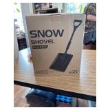 Upgraded Emergency Snow Shovel with Aluminum Handle - Black.