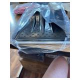 Upgraded Emergency Snow Shovel with Aluminum Handle - Black.