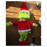 Aurora Grinch Santa Stuffed Animal, Green, 16 Inches