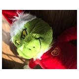 Aurora Grinch Santa Stuffed Animal, Green, 16 Inches