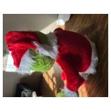 Aurora Grinch Santa Stuffed Animal, Green, 16 Inches