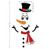 Christmas Snowman Magnetic Refrigerator Sticker Ornament