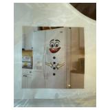 Christmas Snowman Magnetic Refrigerator Sticker Ornament