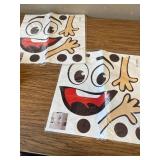 Christmas Snowman Magnetic Refrigerator Sticker Ornament