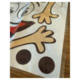 Christmas Snowman Magnetic Refrigerator Sticker Ornament