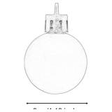 24 Christmas Tree Baubles, Hanging Ornaments, Gold