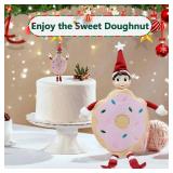 Christmas Elf Doll Clothes - Doughnut Outfit (Doll not Included)