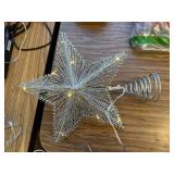 Lewondr Christmas Tree Star Treetop Light, USB, Remote 6H Timer