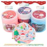 3 Pack Holiday Butter Slime Kit for Kids, Scented Slime, Fun Gift