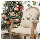 Merry Christmas Nutcracker Pillow Covers 18x18 - Set of 4