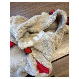 KYEESE Reindeer Dog Pajamas Bowtie Check Plaid Pjs, Size M