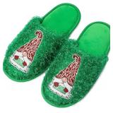 SOULROSE Christmas Bling Slippers for Women Memory Foam