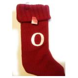 4- pack!! Wondershop Red Knit Stocking Monogram Q, 19"