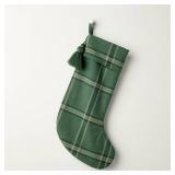 Plaid Christmas Stocking Green - Hearth & Hand with Magnolia