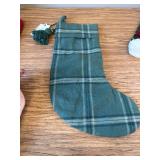 Plaid Christmas Stocking Green - Hearth & Hand with Magnolia