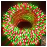 $74 KNONEW 600ft 1500 LED String Lights, 8 Modes, Timer, Waterproof.
