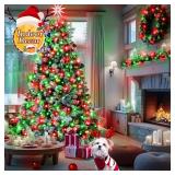 $74 KNONEW 600ft 1500 LED String Lights, 8 Modes, Timer, Waterproof.