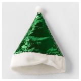 Reversible Sequin Santa Hat Red/Green - Wondershop