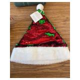 Reversible Sequin Santa Hat Red/Green - Wondershop