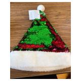 Reversible Sequin Santa Hat Red/Green - Wondershop