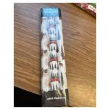 17x120 inch Christmas Wrapping Paper Roll, Reversible Designs