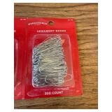 2-pack!!200ct Silver Christmas Ornament Hook - Wondershop