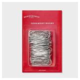 2-pack!!200ct Silver Christmas Ornament Hook - Wondershop