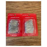 2-pack!!200ct Silver Christmas Ornament Hook - Wondershop