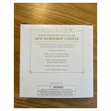 2 pack 30 lights warm white or multicolor LED dewdrop lights