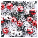 12Pcs Shatterproof Christmas Baubles for Tree Decoration