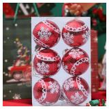 12Pcs Shatterproof Christmas Baubles for Tree Decoration