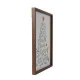 Christmas Tree Caption Box Word Art Wall Decor