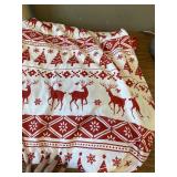 King Christmas Duvet Cover Reindeer Holiday Bedding