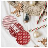 Christmas Transfer Sheets, Snowman Red Green, 16 Sheets 4.5"x 12"