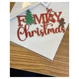 Christmas 2024 Cake Topper, Merry Feliz Navidad Decorations