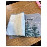 8 Artoid Mode Pine Tree Snowflake Christmas Placemats 12x18 Inch