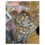 56 Pcs Xmas Tree Decor Set with Flowers, Berry Stems & Pine Cones