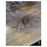 56 Pcs Xmas Tree Decor Set with Flowers, Berry Stems & Pine Cones