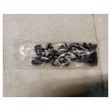 HEKAGURA M-Lock Flashlight Pressure Switch Cable Management, 12Pack Black Lightweight Cable Clips, for M-Lock, AR, Rail Accessories