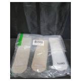 Kamo Fitness The Daily 4-Pack Ankle Socks for Women, Athletic Half Crew Socks, Cotton Mid-Calf Fit with Cushioned Sole and Seamless Toe Size 5-9 (Neutral Essentials, One Size)