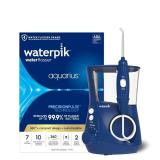 Waterpik Aquarius Water Flosser For Teeth Cleaning, Gums, Braces, Dental Care, Electric Power With 10 Settings, 7 Tips For Multiple Users And Needs, ADA Accepted, Blue WP-663