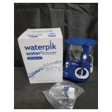 Waterpik Aquarius Water Flosser For Teeth Cleaning, Gums, Braces, Dental Care, Electric Power With 10 Settings, 7 Tips For Multiple Users And Needs, ADA Accepted, Blue WP-663