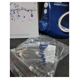 Waterpik Aquarius Water Flosser For Teeth Cleaning, Gums, Braces, Dental Care, Electric Power With 10 Settings, 7 Tips For Multiple Users And Needs, ADA Accepted, Blue WP-663