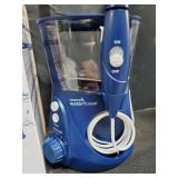 Waterpik Aquarius Water Flosser For Teeth Cleaning, Gums, Braces, Dental Care, Electric Power With 10 Settings, 7 Tips For Multiple Users And Needs, ADA Accepted, Blue WP-663