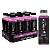 Essentia Hydroboost Enhanced Water Beverage, 12 Pack, NEW Strawberry Dragonfruit Flavor, With Electrolytes, No Artificial Flavors, Or Colors and a Refreshing Bold Taste