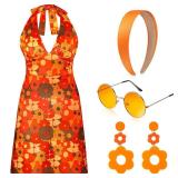 SATINIOR 4 Pcs 60s 70s Women