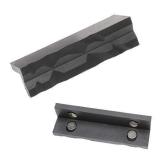 DEF 4" Vise Jaws Pads with magnetic, Soft Vice Jaws Cover, Multi-Purpose Protector for Any Metal Bench Vice, Set of 2, inch, Black