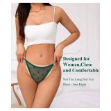 12 pk J-pone Thongs for Women Lace G String Womens Underwear T Back Stretch Womens Thongs Underwear Low Waist Breathable Thong Panties Multipack-M