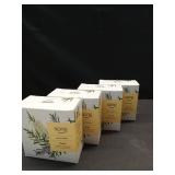 4pk Sprig by Kohler Tea Tree + Rosemary Bath Bomb, Hypoallergenic, Made with Natural Botanicals & Premium Skincare Ingredients (Shea Butter, Coconut Oil, & Kaolin Clay) to Purify and Center - Shield