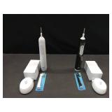 Oral-B Pro 1000 CrossAction Electric Toothbrush, Black and White, 2 Count